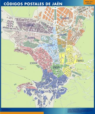 Jaen códigos postales