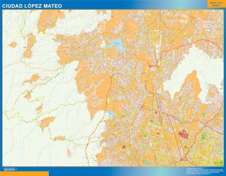 Mapa Ciudad Lopez Mateo en Mexico