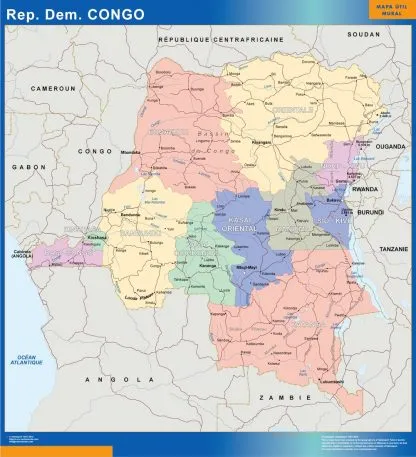 Mapa Congo