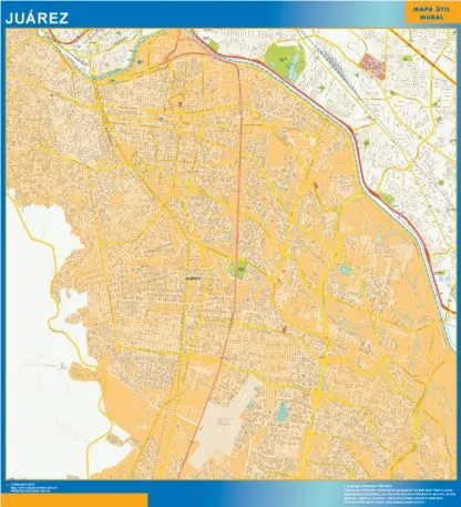 Mapa Juarez Centro en Mexico