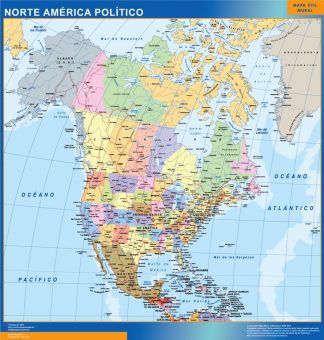 Mapa Norte America