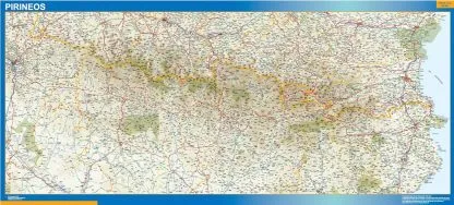 Mapa Pirineos