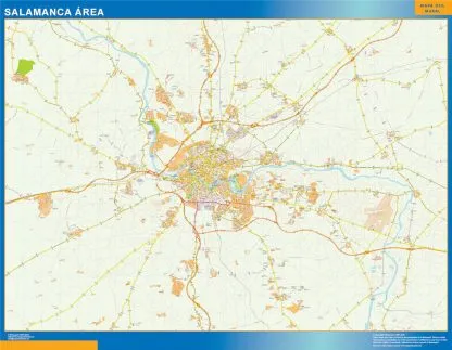 Mapa carreteras Salamanca Area